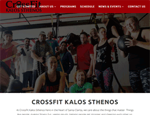 Tablet Screenshot of crossfitkalossthenos.com